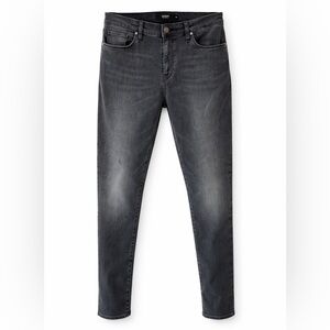 Hudson Nico Midrise Super Skinny Jeans Black Thistle 28x28